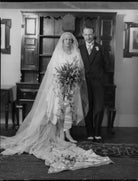 Margaret Beaufort (née Lawson-Johnston), Lady Pitman; Sir (Isaac) James Pitman NPG x137009