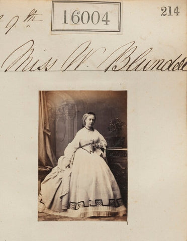 Miss W. Blundell NPG Ax63934