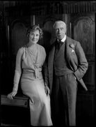 (Alina Kate) Elaine (née Jenkins), Viscountess Bledisloe; Charles Bathurst, 1st Viscount Bledisloe NPG x151363