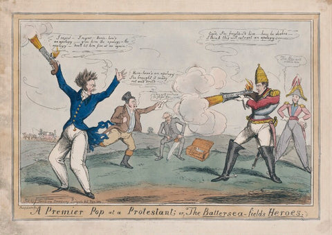 'A Premier Pop at a Protestant; or, the Battersea-fields Heroes' NPG D48733