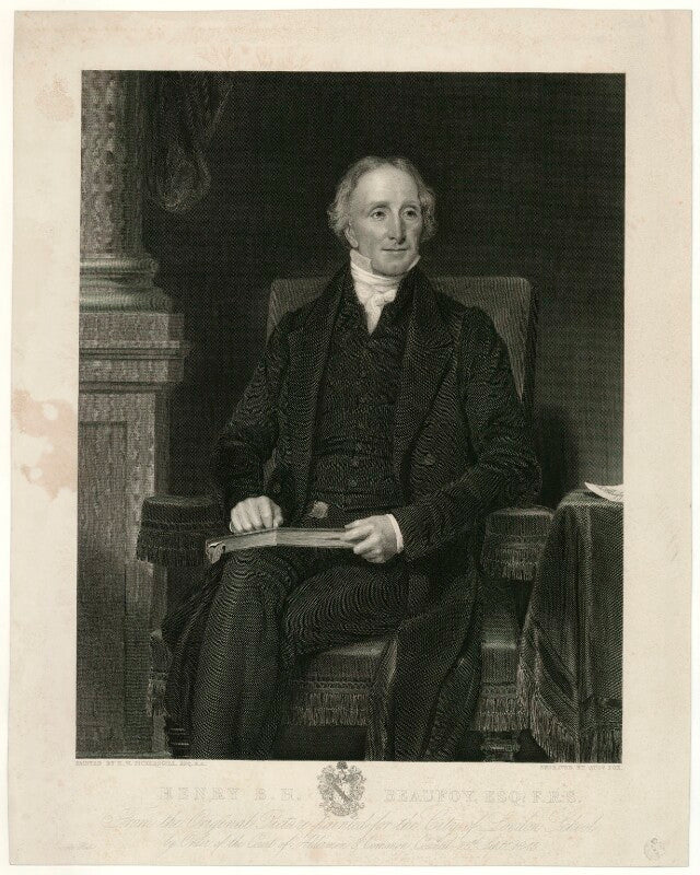 Henry benjamin hanbury beaufoy npg d31586