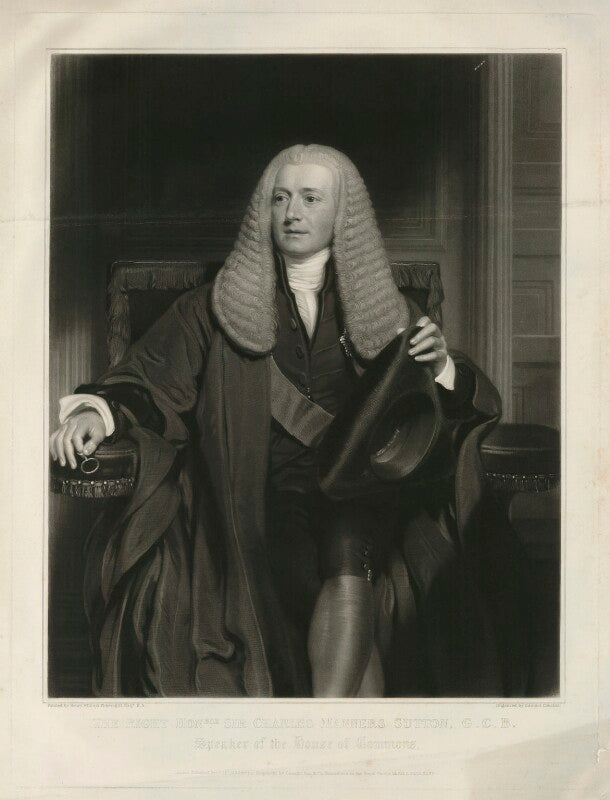 Charles manners sutton, 1st viscount canterbury npg d38202