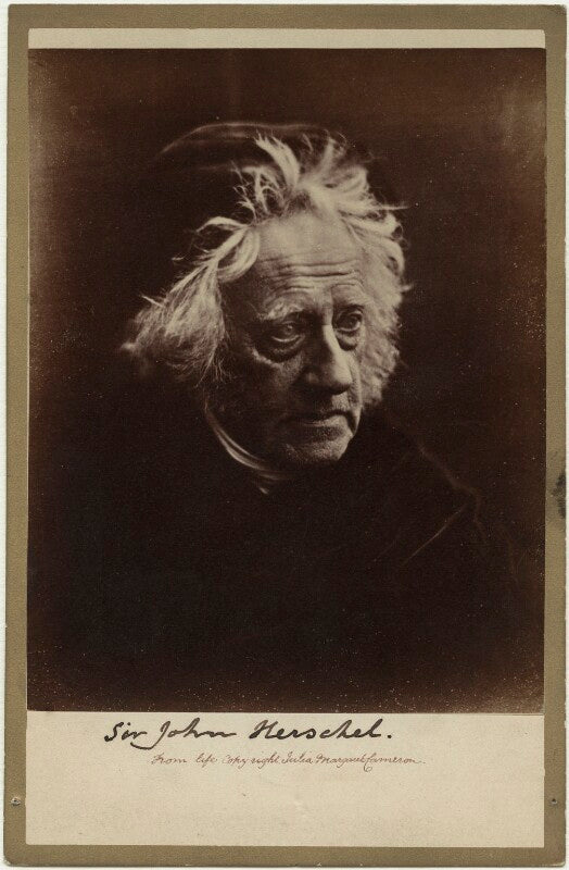 Sir john frederick william herschel, 1st bt npg x18040