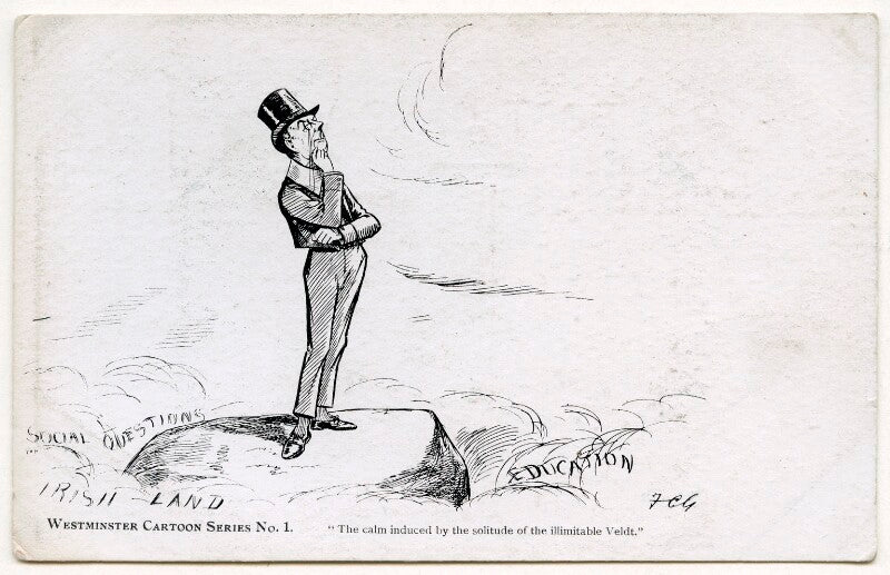 Joe chamberlain ('the calm induced by the solitude of the illimitable veldt') npg d42279