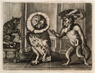 Owl, monkey and cat NPG D11847