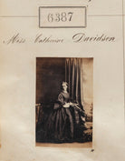 Miss Catherine Davidson NPG Ax56328