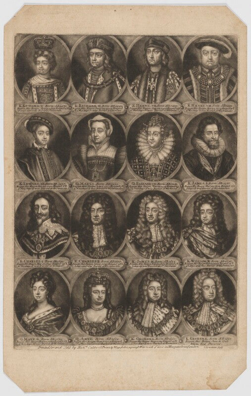 The sovereigns of england, part 2 npg d34142