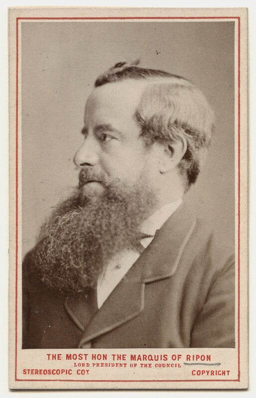 George frederick samuel robinson, 1st marquess of ripon and 3rd earl de grey npg x135533