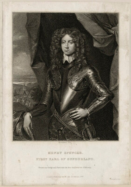 Henry Spencer, 1st Earl of Sunderland Greetings Card – National ...