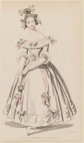 'London Evening Dress', June 1836 NPG D47700