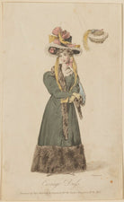 'Carriage Dress invented by Miss Pierpoint', November 1827 NPG D47592