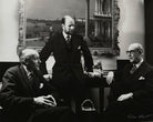Directors of Arthur Tooth & Sons ((John) Peter Warren Cochrane; David Gibbs; Dudley William Tooth) NPG x131020