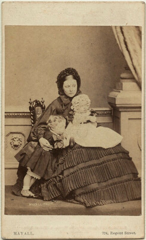 Victoria, Empress of Germany and Queen of Prussia with her two eldest children NPG x131290