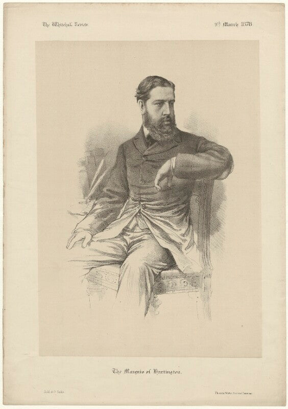 Spencer compton cavendish, 8th duke of devonshire when marquess of hartington npg d35548