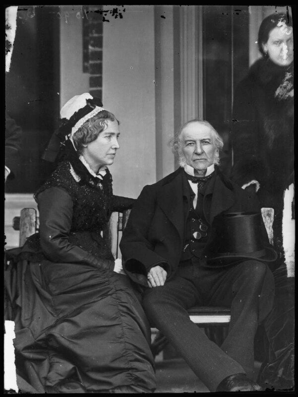 Catherine gladstone (née glynne); william ewart gladstone npg x96226