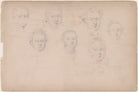 Watkins; Lieutenant Young and five unknown sitters NPG D23313(54)