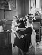 Victoria Ruth Mary Rosamund Vivian (née Oliphant), Lady Vivian; Nicholas Crespigney Laurance Vivian, 6th Baron Vivian NPG x153215