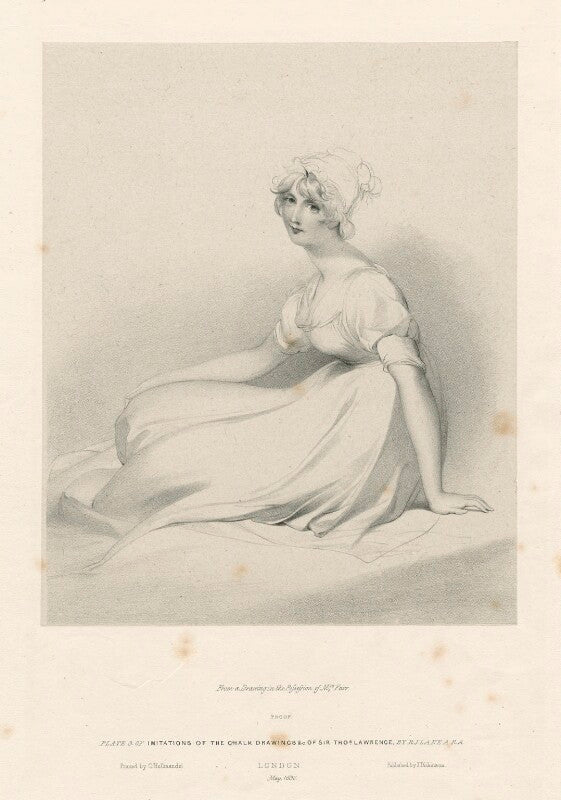 'seated girl' npg d21828