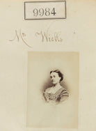 Mrs Wicks NPG Ax59702