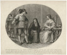 Oliver Cromwell discovering Jeremiah White his chaplain, on his knees before Lady Frances his daughter NPG D28702