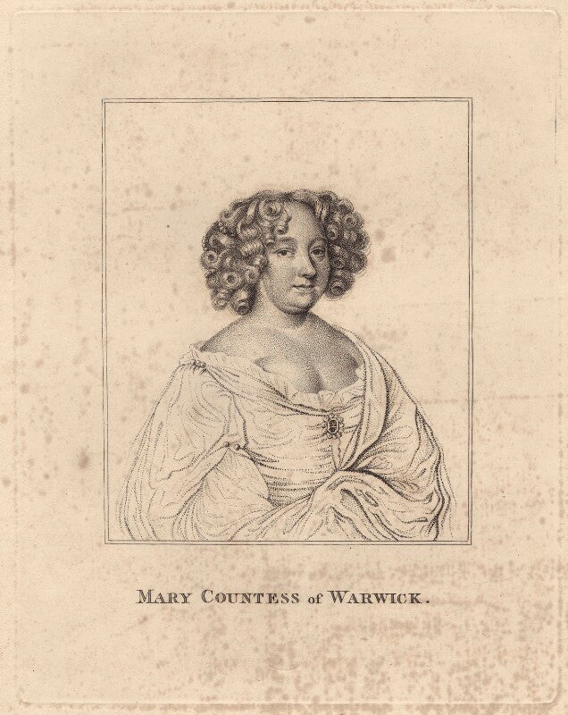Mary rich (née boyle), countess of warwick npg d30523
