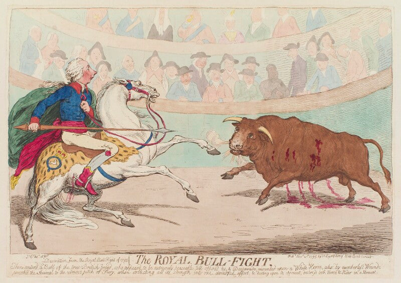 'the royal bull fight' npg d12548