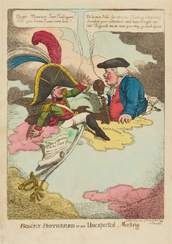 Boney bothered or an unexpected meeting npg d47475