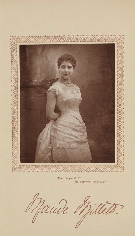 Maude millett (mrs tennant) as eva webster in 'the private secretary' npg ax29206