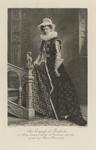 Beatrix Louisa (née Lambton), Countess of Pembroke and Montgomery as Mary Sidney, Countess of Pembroke, after the picture by Marcus Gheeraedts NPG Ax41121