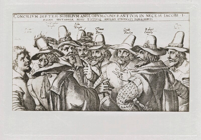 The gunpowder plot conspirators, 1605 npg d42676