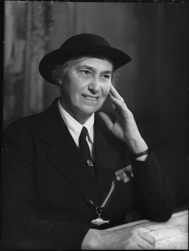 Olave st clair baden powell (née soames), lady baden powell npg x82317