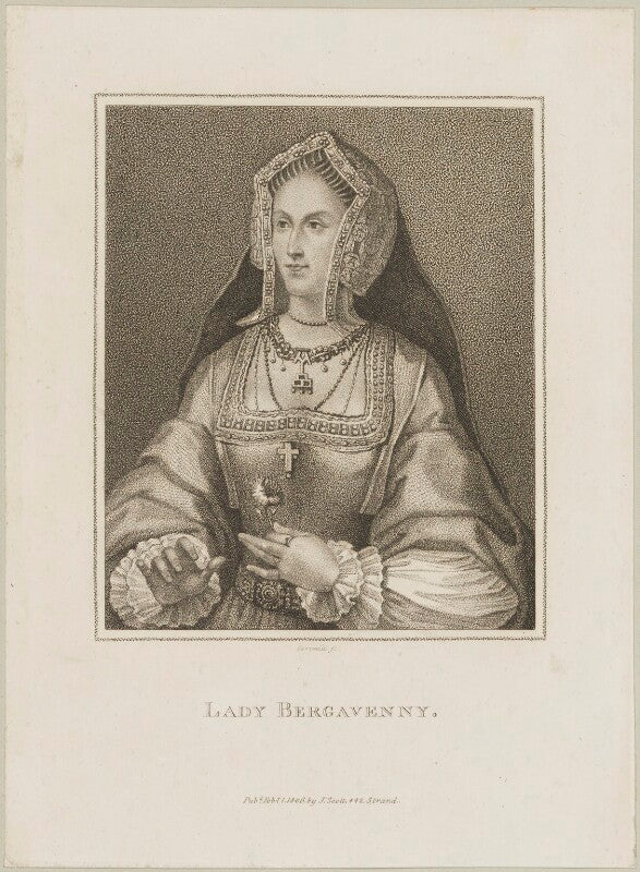 Unknown woman, engraved as Joan (née Fitzalan), Lady Bergavenny NPG D25593
