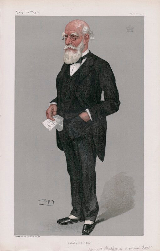 Donald alexander smith, 1st baron strathcona and mount royal ('statesmen. no. 721.') npg d45009