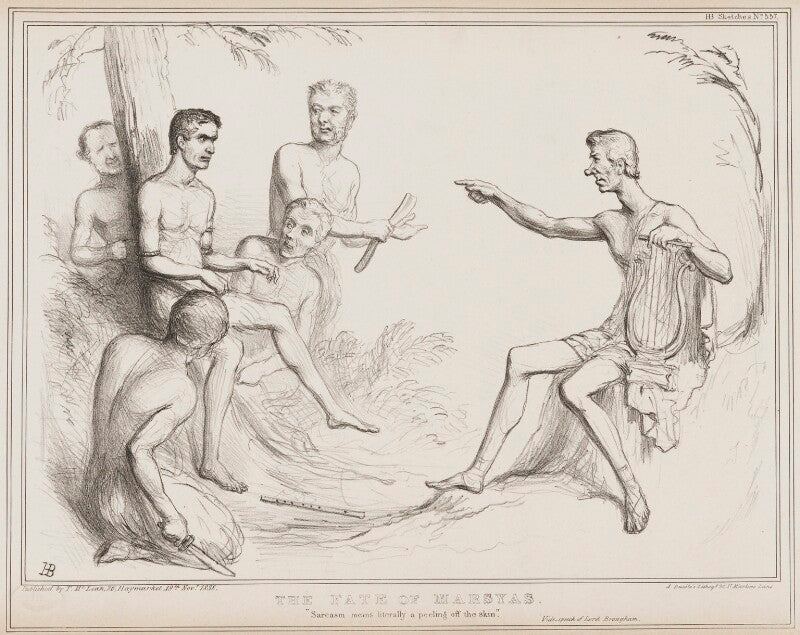 The fate of marsyas npg d41491