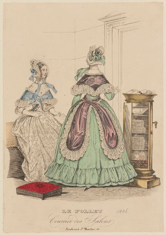 French home morning dress, autumn 1836 NPG D47714