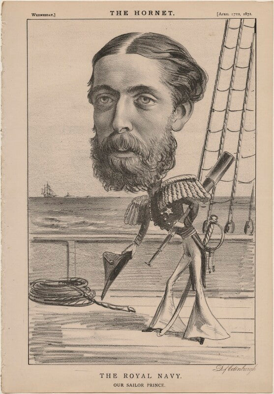 Prince alfred, duke of edinburgh and saxe coburg and gotha ('the royal navy. our sailor prince') npg d48284