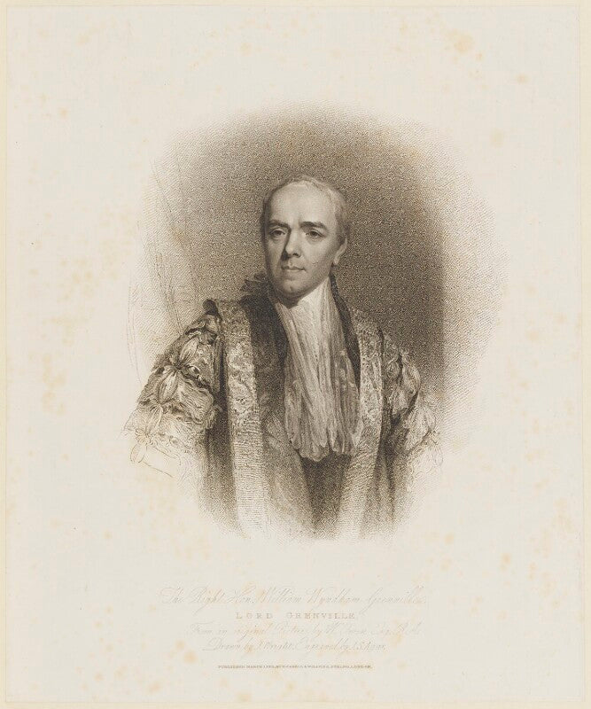 William wyndham grenville, 1st baron grenville npg d15489