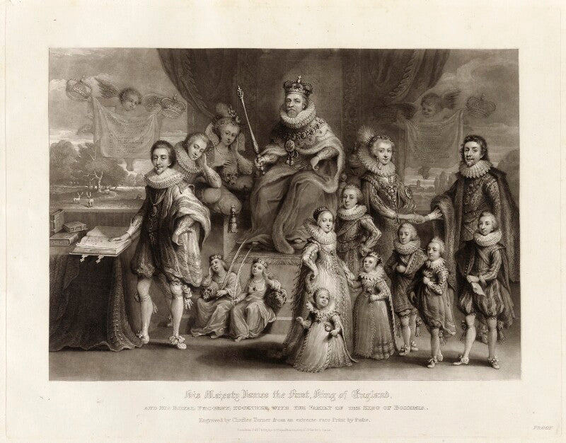 'james i and his royal progeny' npg d34878