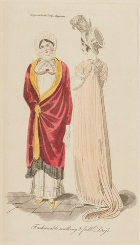 'Fashionable walking & full Dress', November 1806 NPG D47523