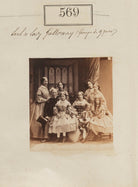 Earl and Lady Galloway with their seven daughters NPG Ax50257