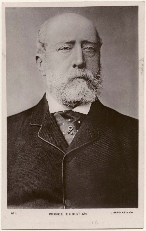 Prince christian of schleswig holstein npg x36362