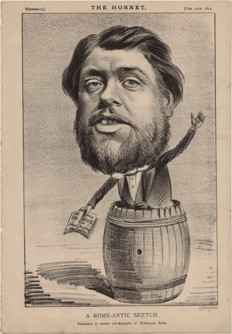 Charles Haddon Spurgeon ('A Rome-antic Sketch') NPG D48275