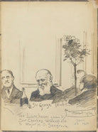 Sir George Alexander Touche, 1st Bt and three unknown men NPG D43188