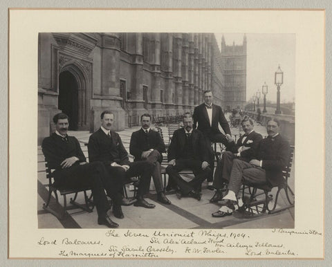 'The Seven Unionist Whips 1904' NPG x135130