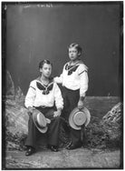 Prince Albert Victor, Duke of Clarence and Avondale; King George V NPG x96035