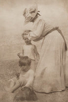 Sylvia Jocelyn Llewelyn Davies (née Du Maurier); Jack Llewelyn Davies; Peter Llewelyn Davies NPG Ax45609