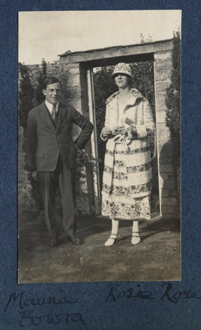 Sir Maurice Bowra; Rosamond Mary Rose (née Trafford) NPG Ax141572