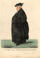 'A view from Jesus College, Oxford' (possibly David Hughes; formerly called John Hughes) NPG D13451