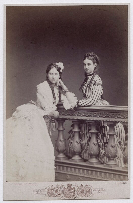 Louise, queen of denmark and princess of sweden; thyra, crown princess of hanover and duchess of cumberland and teviotdale npg x136654
