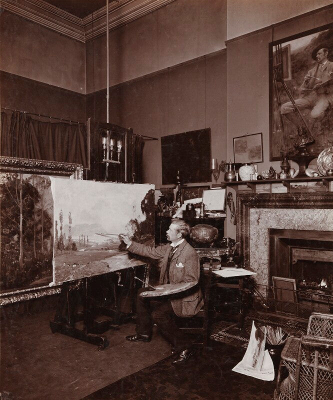 Sir alfred edward east npg ax25158